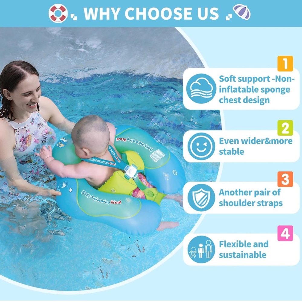 Free Swimming Baby Pool Float 3-72M - Picture 3 of 4